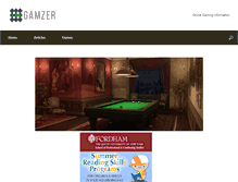 Tablet Screenshot of gamzer.com